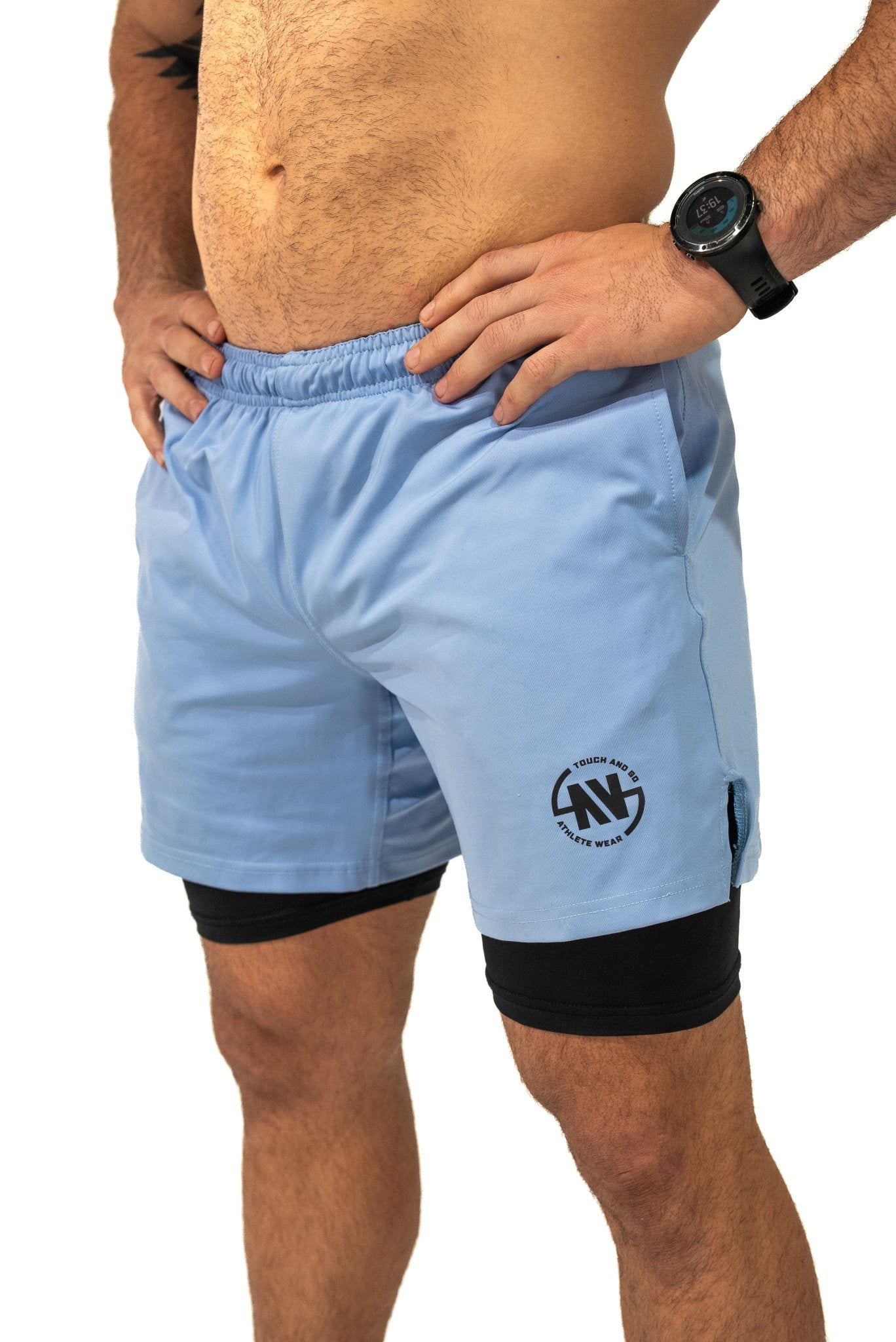 SHORTS CON MALLA - TOUCH AND GO. Athlete Wear
